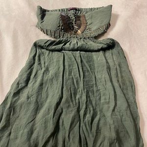 LF cut out dress - boho